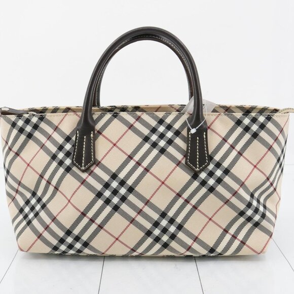Burberry Handbags - BURBERRY Nova Check Blue Label Handbag